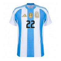 Argentina Lautaro Martinez #22 Replika Hemmatröja Copa America 2024 Kortärmad